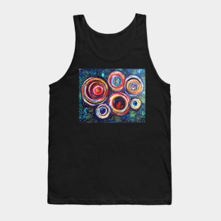 Vibrant Vortex of Choice: Inner Power Painting Tank Top